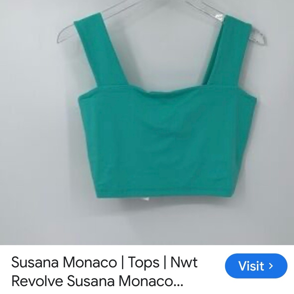 Susana Monaco Square Crop Tank